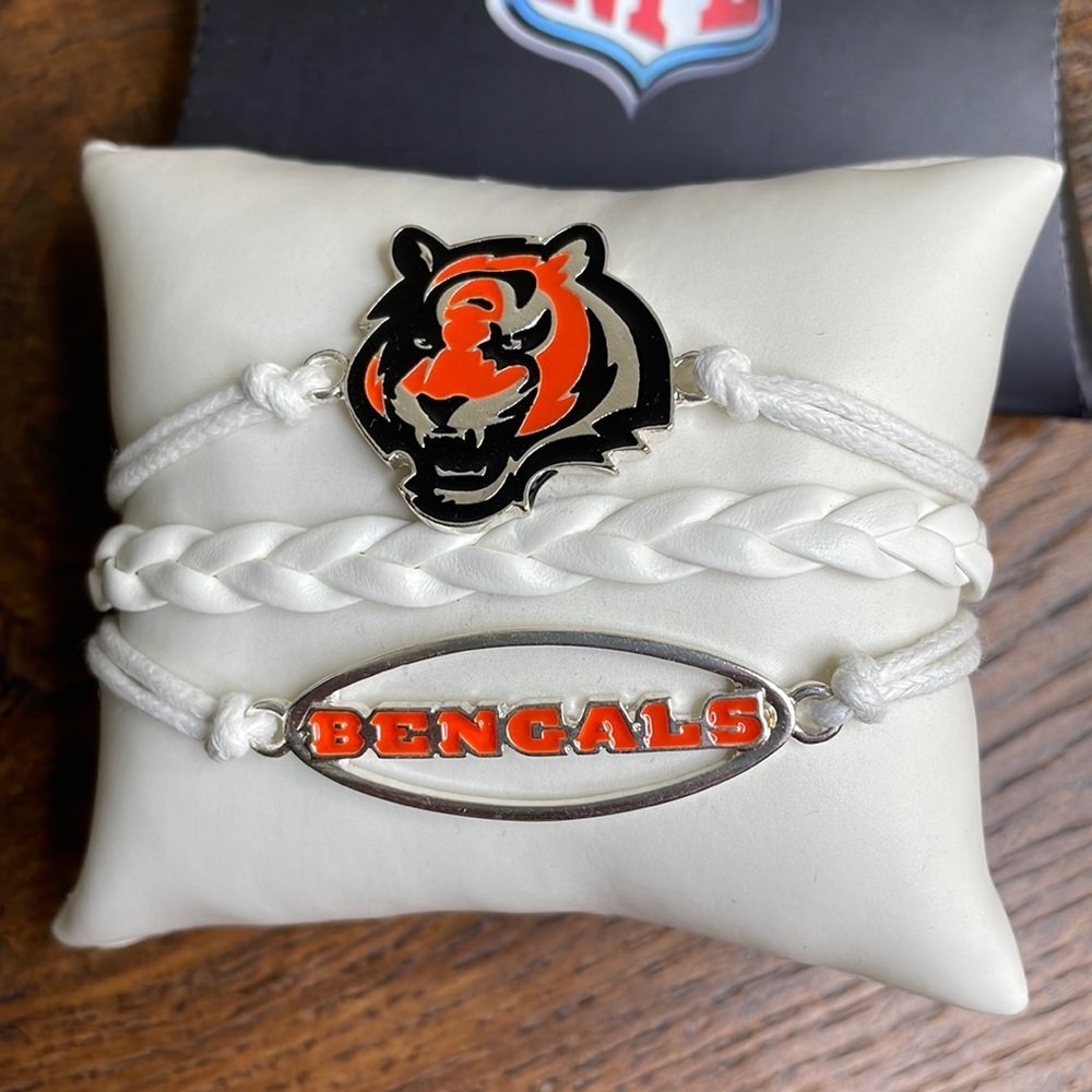 New In Box - Cincinnati Bengals Bears Rope Bracelet‎